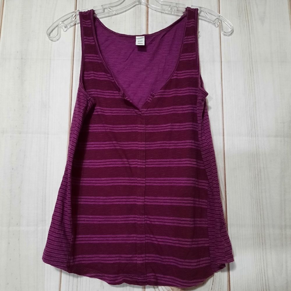 OLD Navy purple tank‎ top ladies size M medium gorpcore